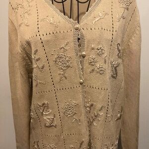 ALISON H. COLLECTION .. LADIES SWEATER  SIZE  LARGE